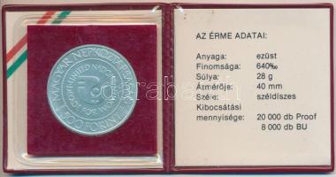 1984. 500Ft Ag "Nők évtizede" T:BU  Eredeti tokban, tanúsítvánnyal!