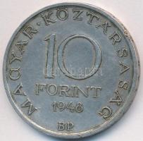 1948. 10Ft Ag "Széchenyi" T:2- Adamo EM2