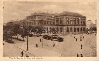 Vienna, Wien I. Museum für Kunst und Industrie, tram (Rb)