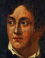 Jelzés nélkül: Férfi portré. Olaj, karton, erősen kopott, keretben, 40×30 cm