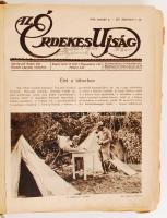 1915 Érdekes Újság, szerkeszti Kabos Ede, III. évfolyam I. félév. Sok fényképpel illusztrálva. Kiadó...