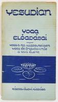 [Yesudian, Selvarajan]: Yesudian yoga-előadásai: yoga a ma küzdelmeiben, yoga és öngyógyítás, a yogi élete. Bp., [1948], Rózsavölgyi és társa. Papírkötésben, jó állapotban.