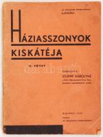 Háziasszonyok kiskátéja 2. füz. Szerk.: Stumpf Károlyné. Bp., 1939, Országos Iparegyesület. Papírkötésben, jó állapotban.