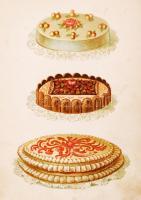 Hegyesi József: A legújabb házi cukrászat kézikönyve. Bp., 1893, szerzői kiadás. Színes táblával és ...