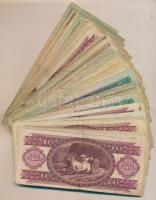 100db vegyes forint bankjegy klf évszámokkal T:vegyes