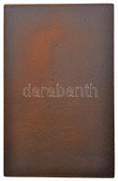 1942. "Pannonia Bélyeg Egyesület" Br plakett eredeti dísztokban, a bélyegkiállítás szabály...