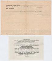 1967. "Magyar Újságírók Országos Szövetsége - Szerencse-Sorsjegy" 4Ft értékben + Csongrád ...