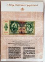 2010 Bankjegyek egy letűnt korszakból, A pengő korszak papírpénzei, gyűrűs lefűzőben, szilikon tasak...