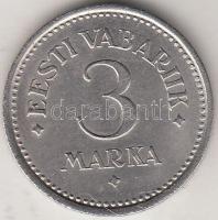 Észtország 1922. 3M CuNi T:2 Estonia 1922. 3 Marka CuNi C:XF Krause KM#2