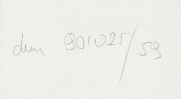 1990 Taxisblokád, fotónagyítás, hátulján feliratozva, 18×12,5 cm