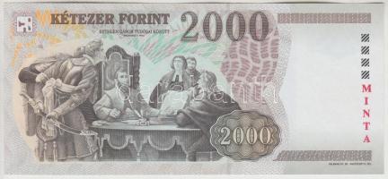 2003. 2000Ft "MINTA" felülnyomással, "CA 0000037" sorszámmal T:I