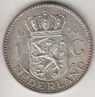 Hollandia 1956. 1G Ag Julianna T:2 Netherlands 1956. 1 Gulden Ag Juliana C:XF Krause KM#184