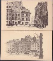 Warsaw, Warszawa; s: Suchanek - 10 old postcards