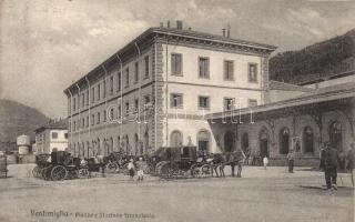 Ventimiglia, Piazza, Stazione ferroviaria / square, railway station (fl)