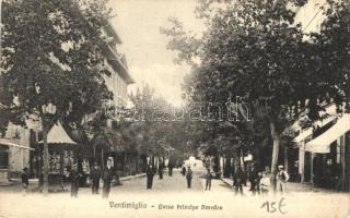 Ventimiglia, Corso principe Amedeo / promenade (EK)