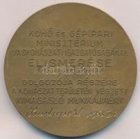 1958. "Fazola Henrik Emlékérem" Br emlékérem (70mm) T:2