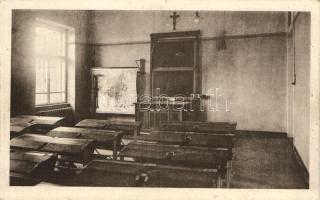 Kolozsvár, Marianum, osztály terem, belső / girl school, classrom, interior (ragasztónyom / gluemark)