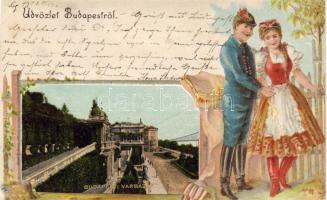 1901 Budapest litho (sérült)