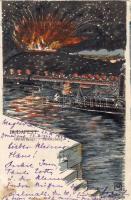 1903 Budapest litho (sérült)