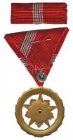 1957. "Szocialista Munkáért Érdemérem" szalagsávval, miniatűrrel dísztokban T:1