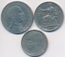Olaszország 1922R 1L Ni + 1924R 2L Ni + 1925R 50c Ni T:2-,3
Italy 1922R 1 Lira Ni + 1924R 2 Lire Ni ...