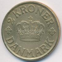 Dánia 1925. 2K AlBr T:2- Denmark 1925. 2 Kroner AlBr C:VF