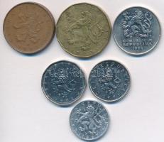 Csehország 1993-1994. 50h-20K (6xklf) T:2,2-
Czech Republic 1993-1994. 50 Haleru - 20 Korun (6xdiff)...