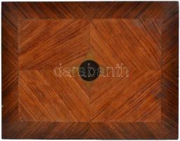 cca 1910 Antik fa ládika kulcs nélkül / Vintage cassa 20x25x12 cm