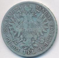 Ausztria 1878. 1Fl Ag "Ferenc József" T:2-,3 Austria 1878. 1 Florin Ag "Franz Joseph" C:aVF Krause KM#2222