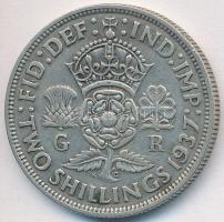 Nagy-Britannia 1937. 2Sh Ag "VI. György" T:2- Great Britain 1937. 2 Shillings Ag "George VI" C:VF