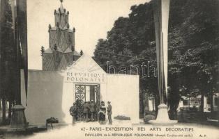 Paris, Exposition des Arts Decoratifs, Pavillon de la Republique Polonaise / exhibition, pavilion (EK)