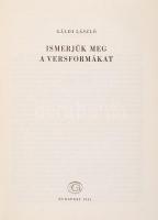Gáldi László: Ismerjük meg a versformákat. Bp., 1961, Athenaeum Nyomda. Kiadói félvászon kötés, kiss...