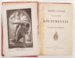 Petőfi Sándor: Válogatott költeményei. Elbeszélő költemények. Pest, 1867, Emich Gusztáv tulajdona. D...