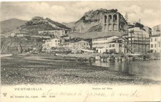Ventimiglia, Roia / Roya river, boats (EK)