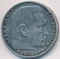 Német 3. Birodalom 1936A 5M Ag "Hindenburg" T:2-
German Third Reich 1936A 5 Marks Ag &quot...