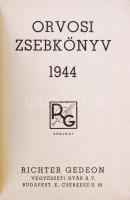 1944 Richter Gedeon orvosi zsebkönyv