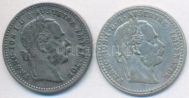 Ausztria 1869-1872. 10Kr Ag "Ferenc József" (2xklf) T:2-
Austria 1869-1872. 10 Kreuzer Ag ...
