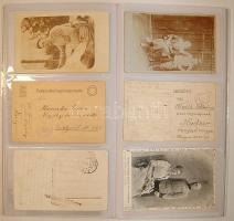 Képeslaptétel, 227 db többnyire Magyarország + Erdély sok hosszúcímzésűvel és lithokkal, kevés külfö...