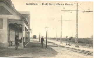 Szentendre - 3 db régi képeslap / 3 old postcards