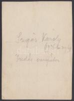 cca 1935 Sugár Károly (1882-1936) a Nemzeti Színház társulatának tagja Júdás szerepében, feliratozot...