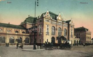 Arad, pályaudvar, vasútállomás / railway station