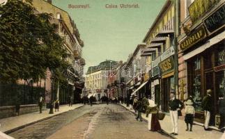 Bucharest, Calea Victoriei / street, shop of H. Reis, chocolate shop (EK)