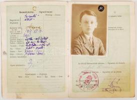 1928 Fényképes útlevél