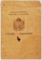 1928 Fényképes útlevél