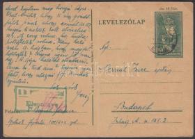 1944 Munkaszolgálatos haza írott levele, melyben a készülő vészterhes idők megsejtéséről ír