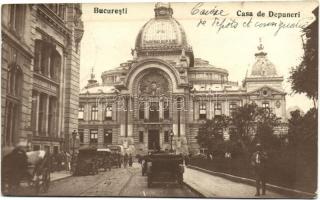 Bucharest, Casa de Depuneri / bank palace (Rb)