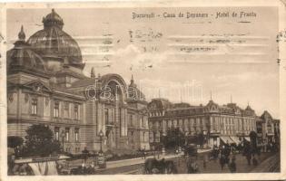 Bucharest, Casa de Depunere, Hotel de Franta / bank palace, hotel (b)