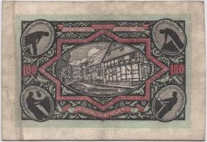 Németország/Weimari Köztársaság/Osterwieck Baustein 1922. 100M bőr szükségpénz T:II-
Germany/Weimar ...