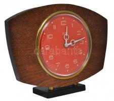 Mom márkájú asztali óra fakeretben. Nem működik