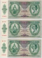 1936. 10P (4x) Egymást követő sorszámmal T:I